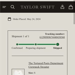 The Tortured Poets Department Crewneck Sweater